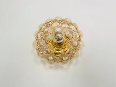 Lampada da parete o da incasso in vetro a bolle di Helena Tynell per Glashütte Limburg