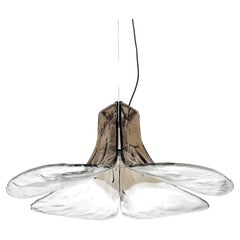 Lampadario in vetro di Murano di Carlo Nason per Mazzega