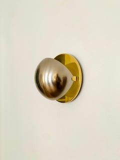 Set of 2 1970s Bicolor Space Age Wall Lamps by Sölken