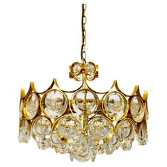 Crystal Glass Chandelier by Palwa
