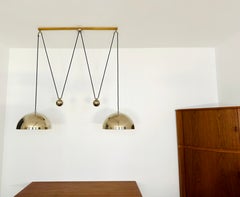 Verstellbare verstellbare Posa40 vernickelte Pendelleuchte von Florian Schulz, vernickelt