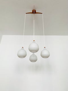 Lampada a cascata Opaline di Uno & Östen Kristiansson per Luxus