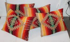 Amazing Flying Geese and Striped Pendleton Pillows