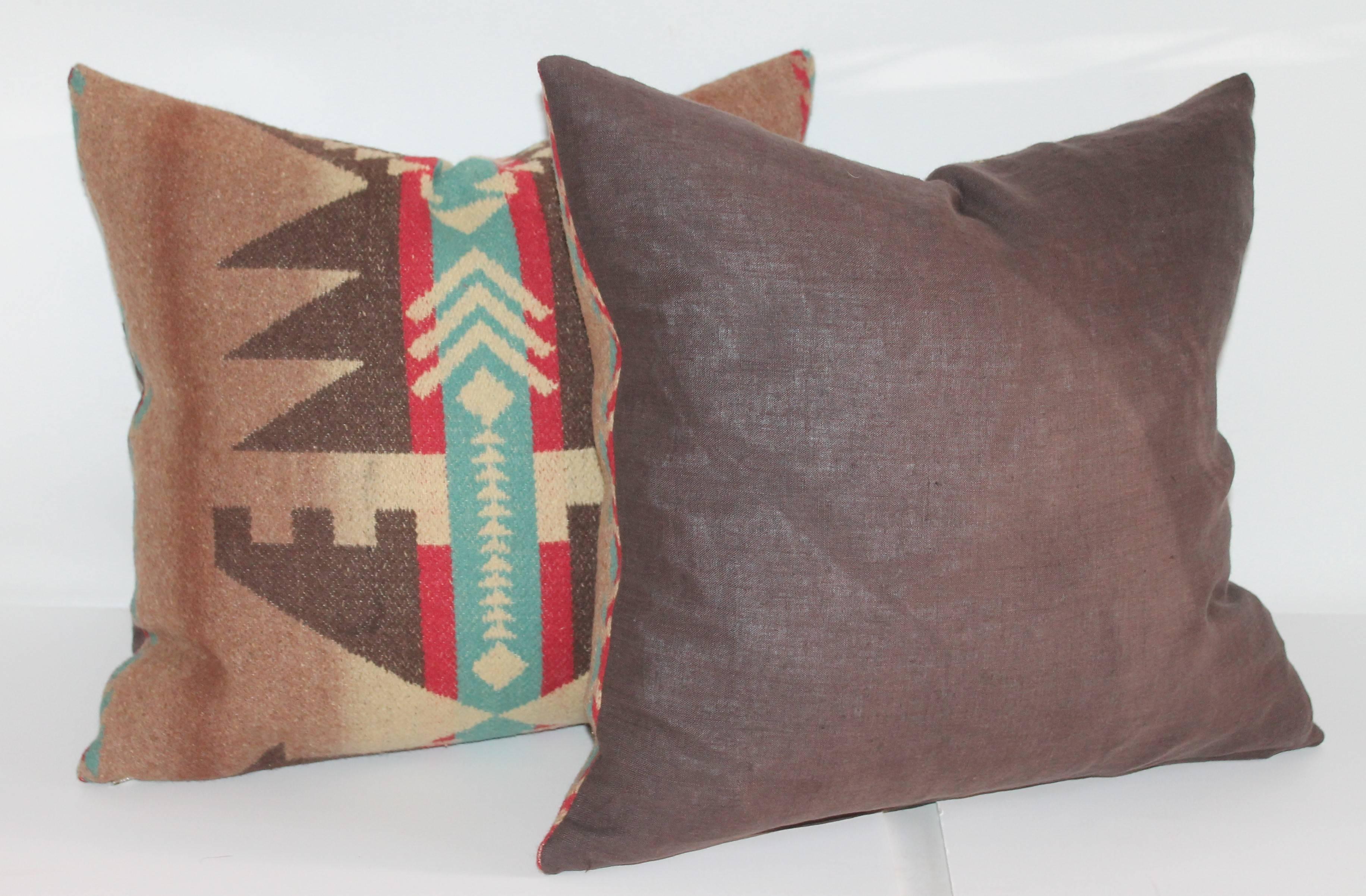 Adirondack Group of Three Indian Design Camp Blanket Pillows