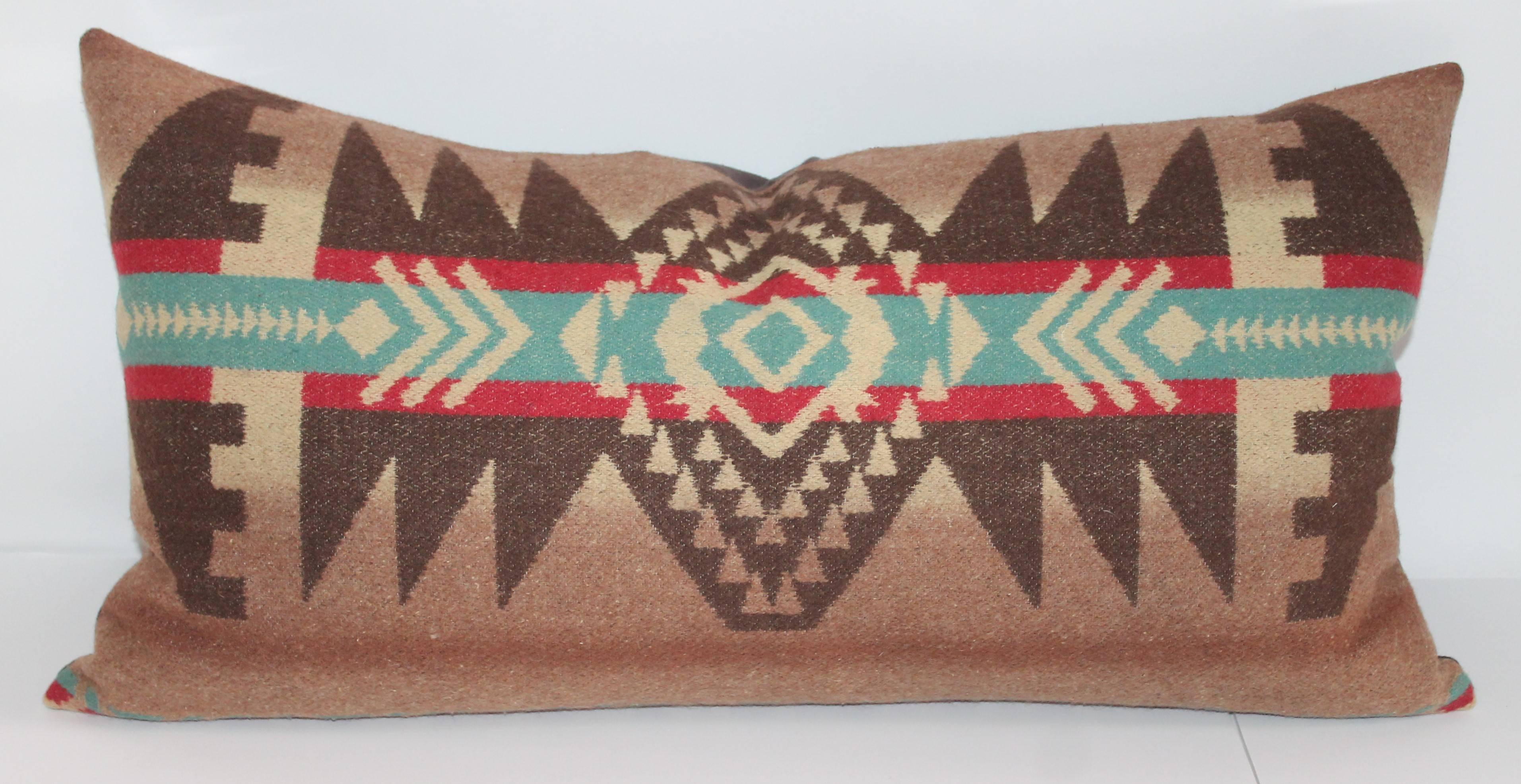 American Group of Three Indian Design Camp Blanket Pillows
