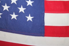Large 48 Star Embroidered Flag Pillow