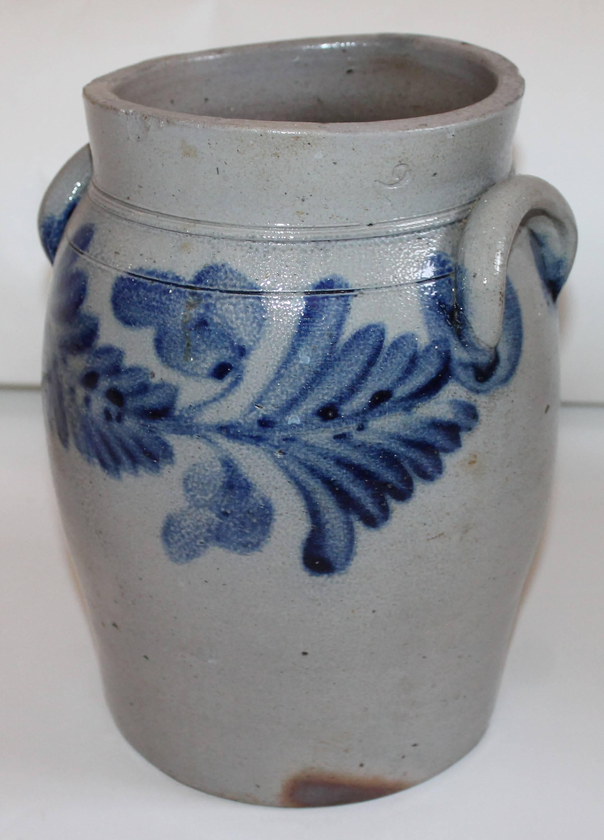 Country Pennsylvania Decorated Stoneware with Handles