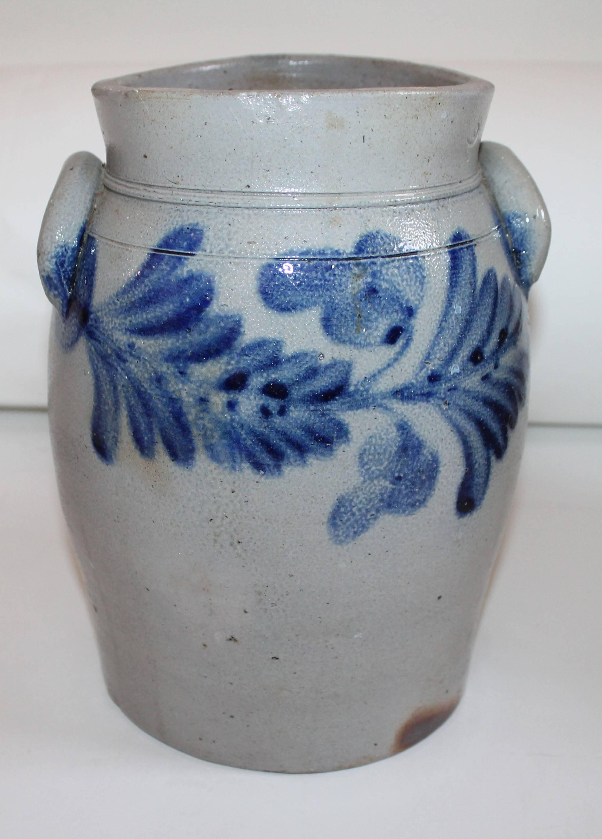 American Pennsylvania Decorated Stoneware with Handles