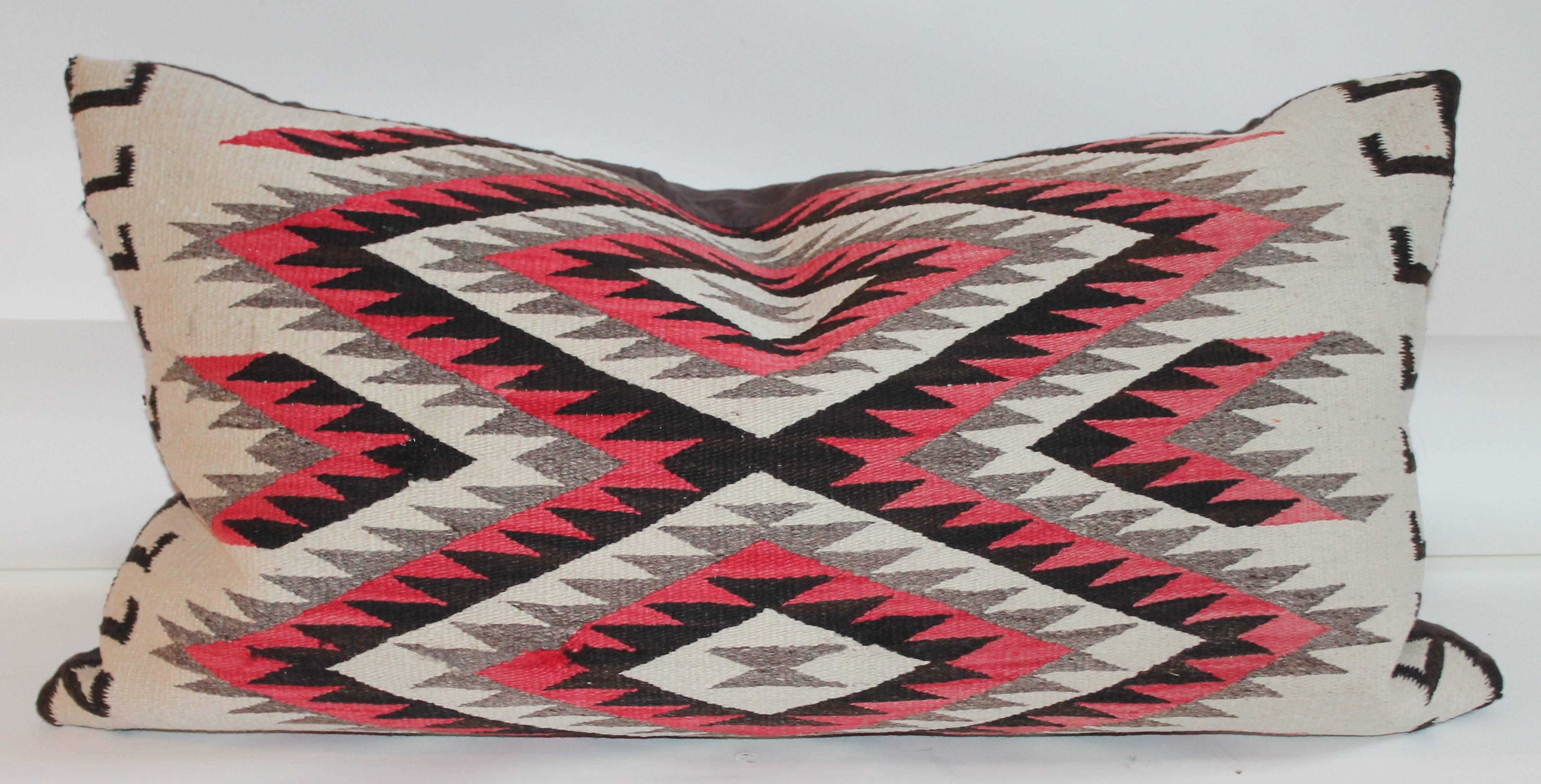 Adirondack  Navajo Weaving Group of Three-Eye Dazzler Pillows