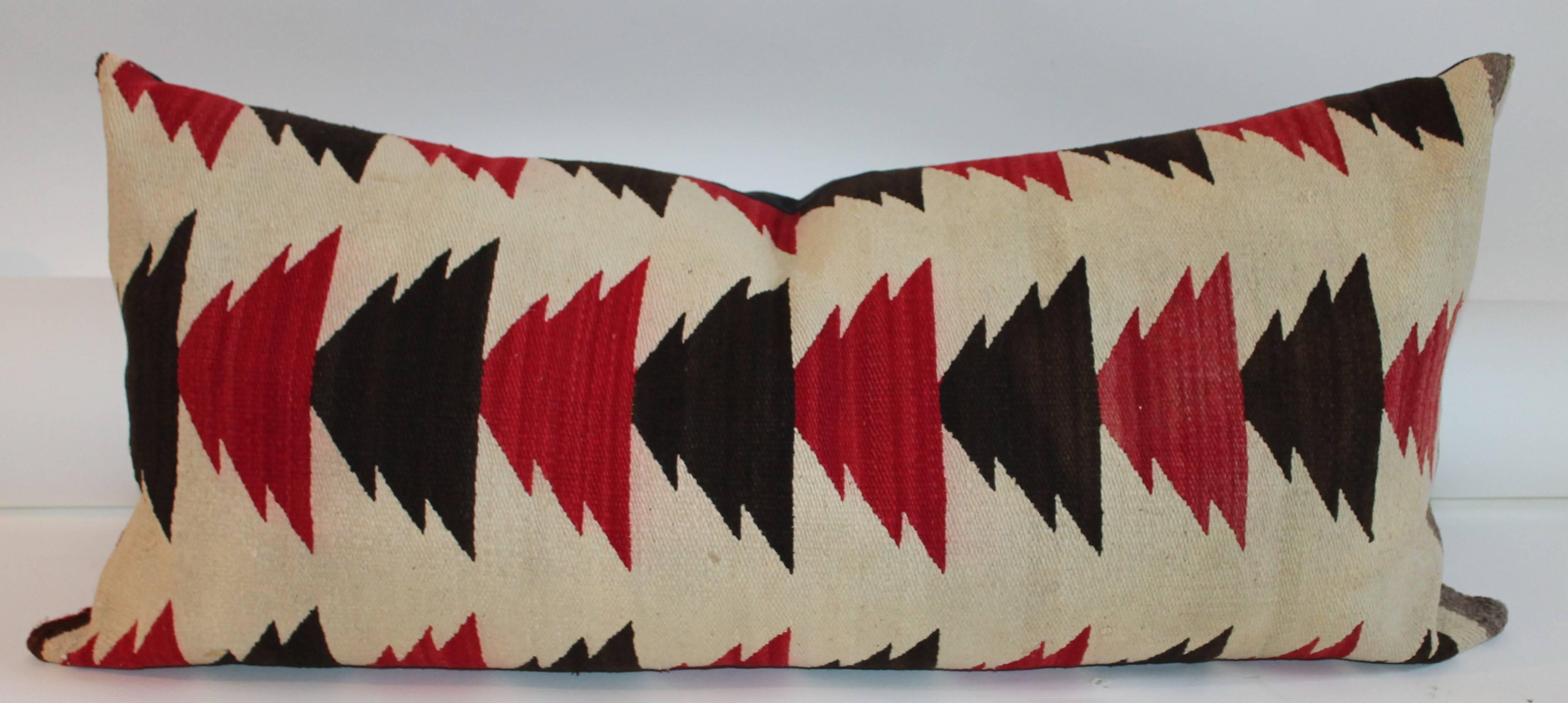 Hand-Woven Navajo Weaving Bolster Pillows / Collection of Four