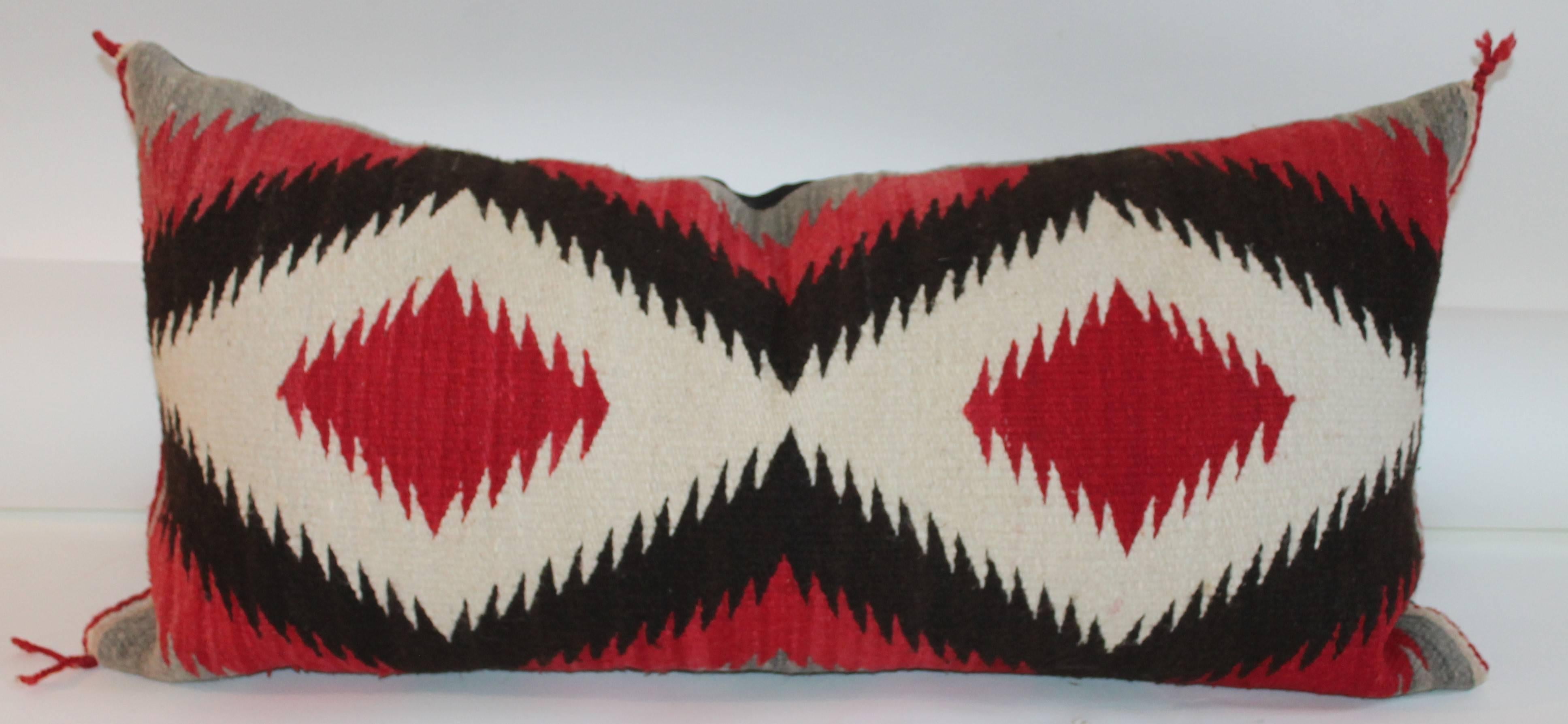 Navajo Weaving Bolster Pillows / Collection of Four In Excellent Condition In Los Angeles, CA
