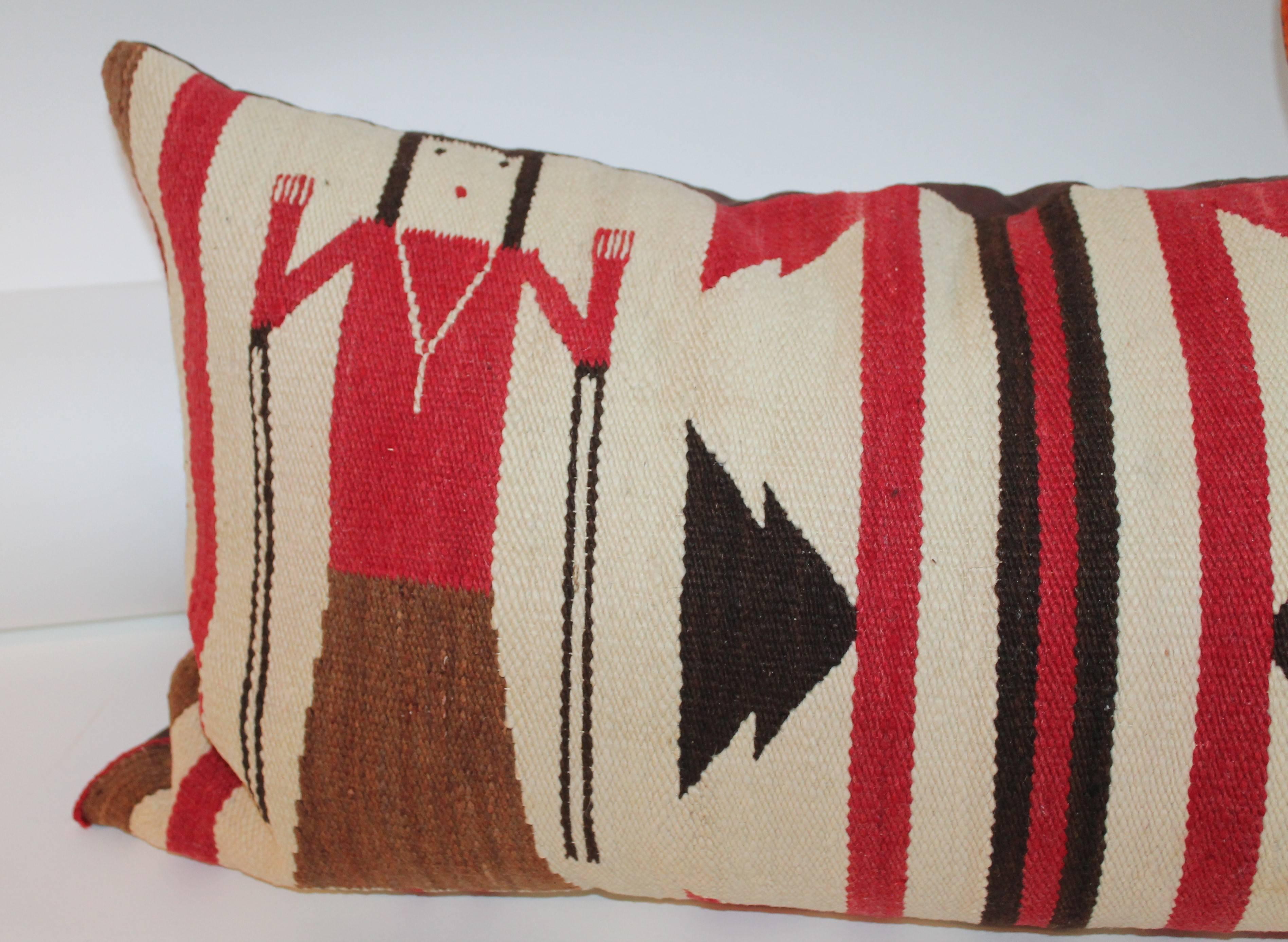 American Two Navajo Yea Indian Weaving Pillows