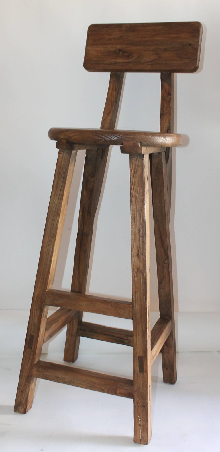 Industrial Tall and Heavy Bar Stools at 1stDibs