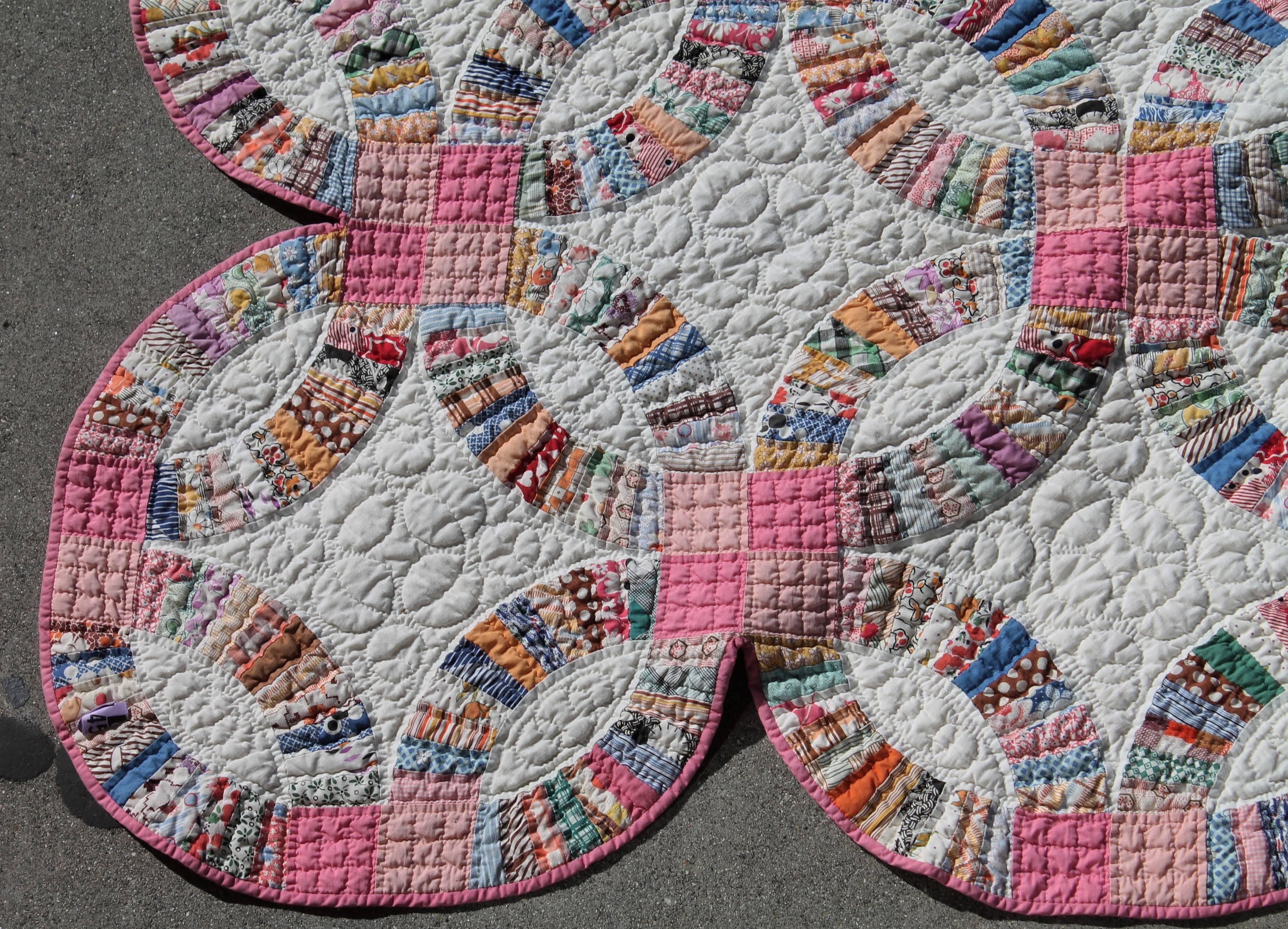 double wedding ring quilts