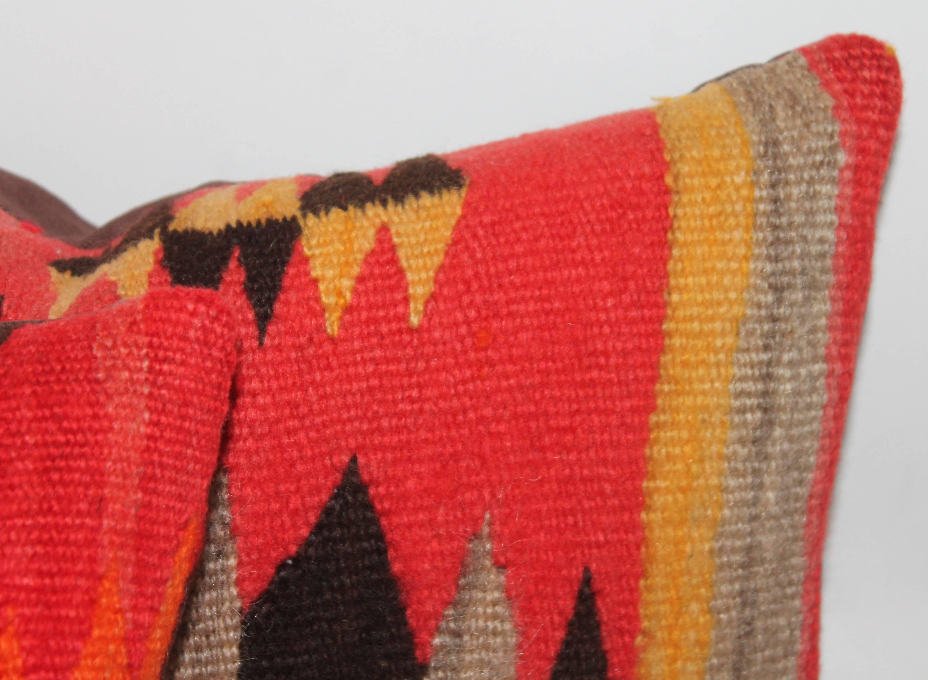 Native American Navajo Indian Weaving Blazing Pillows