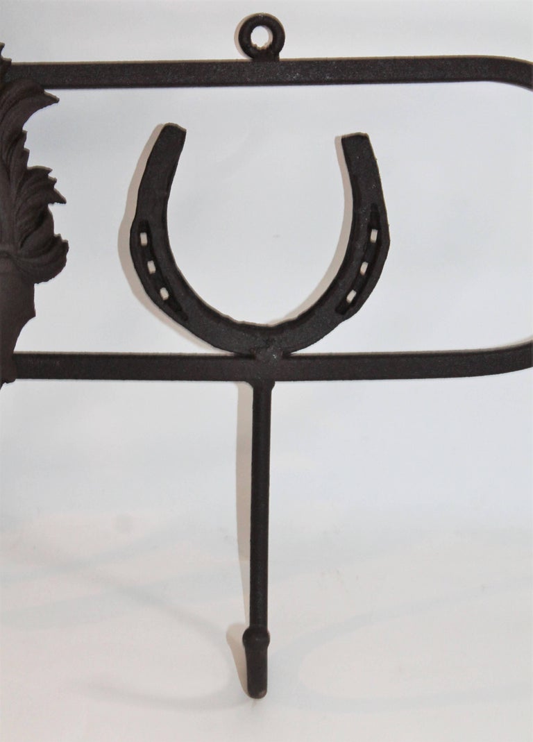western hat racks on Iron Hat Rack With Bucking Bronco For Sale At 1stdibs