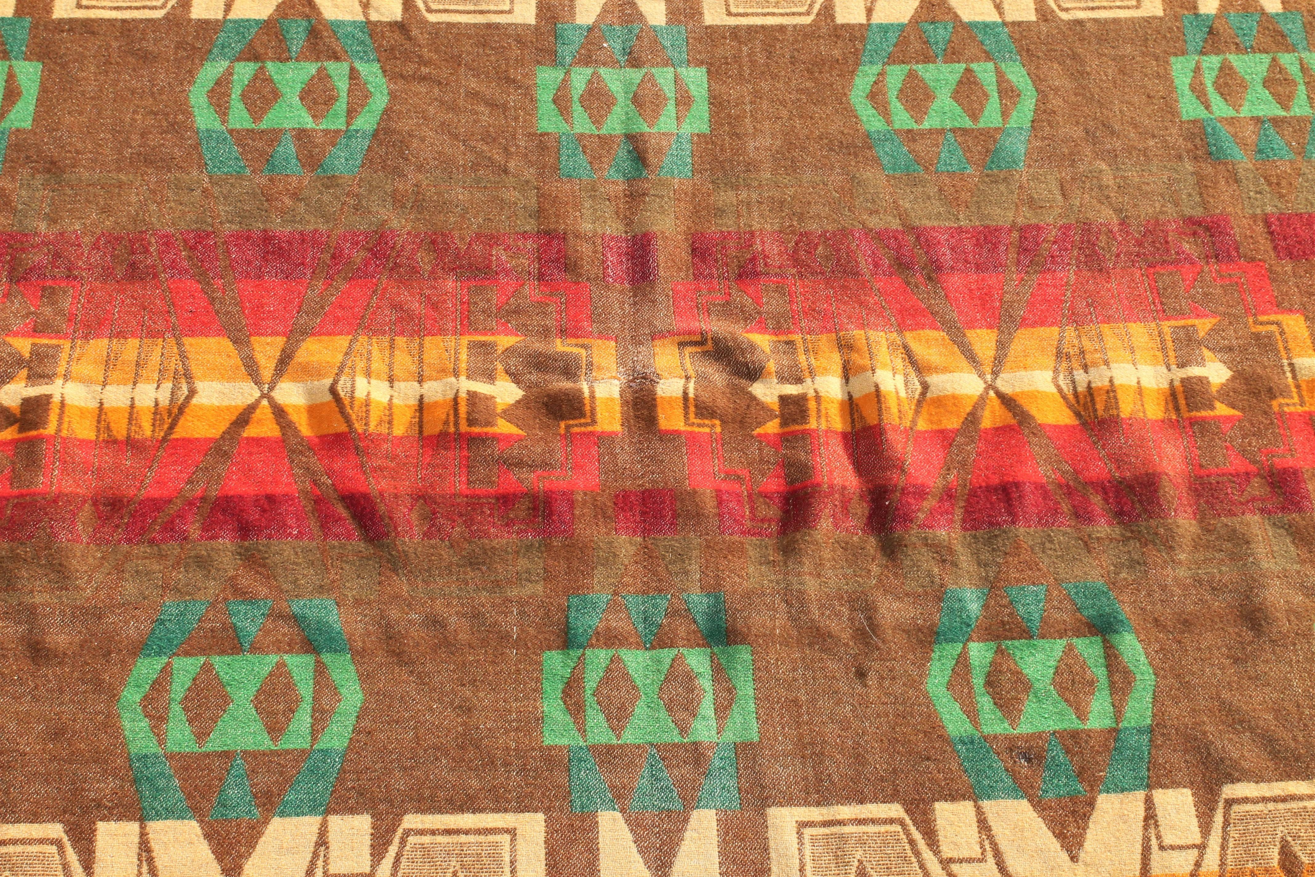 American Pendleton Indian Design Trade Blanket / Cayuse