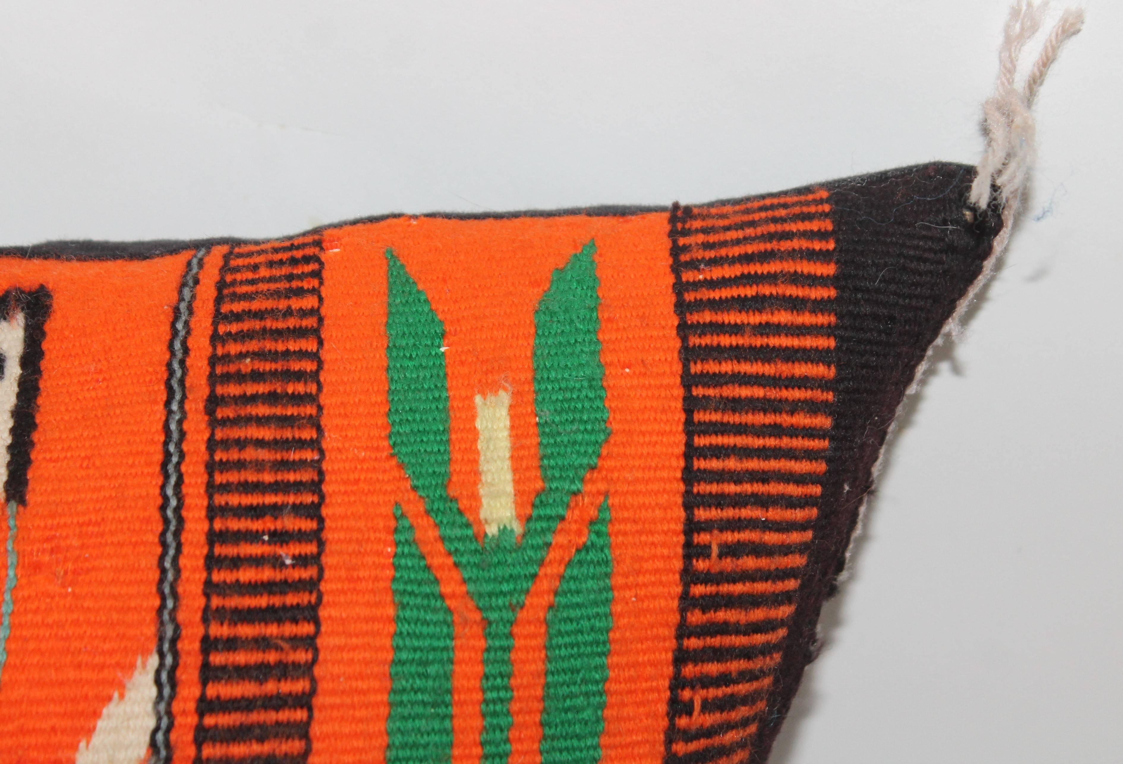 American Yei Indian Weaving Pillow