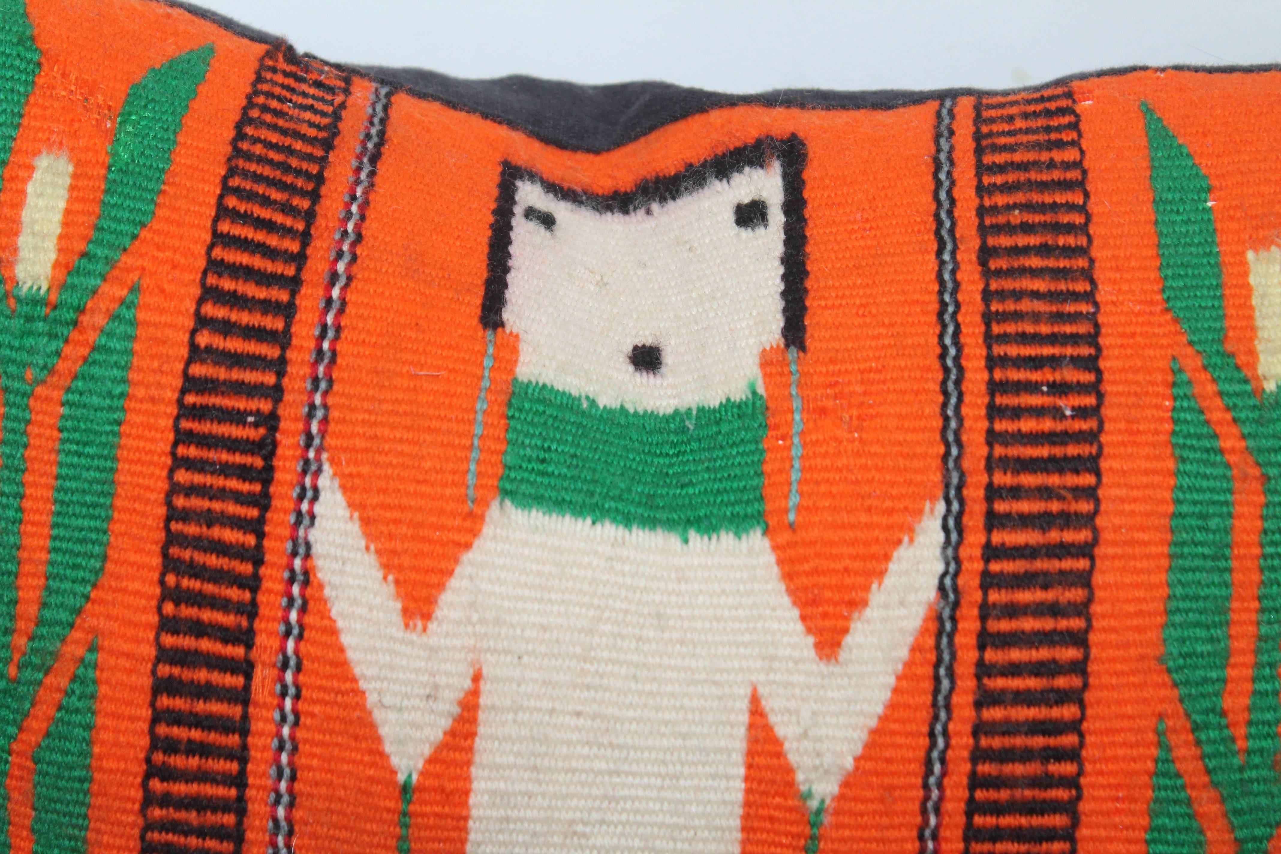 Adirondack Yei Indian Weaving Pillow
