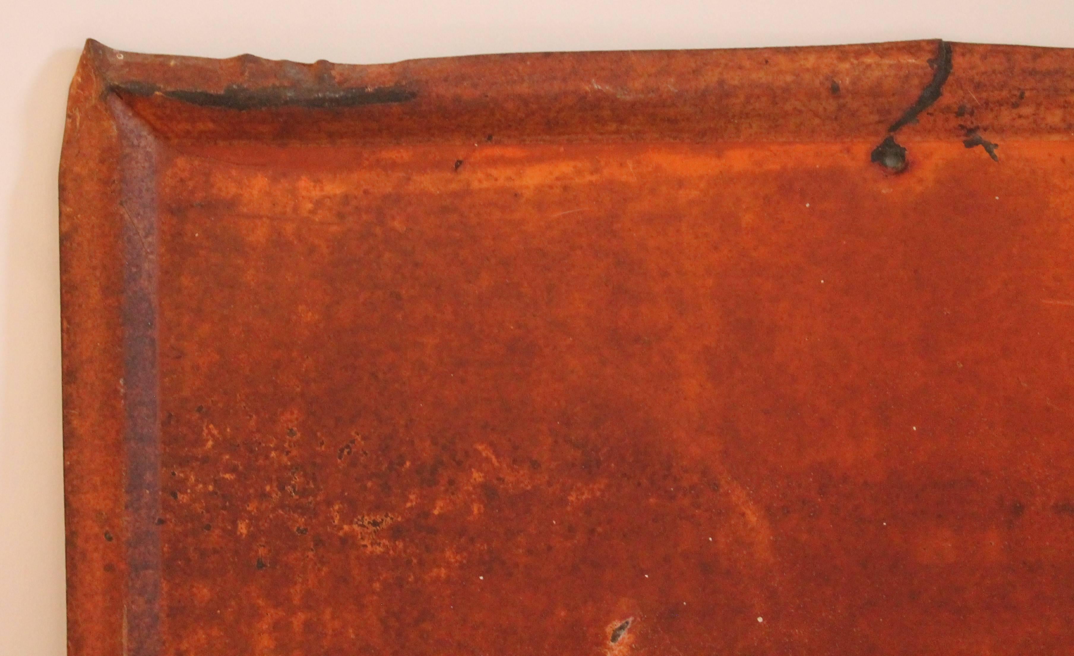 Coca Cola Sign in Original Painted and Faded Surface In Good Condition In Los Angeles, CA