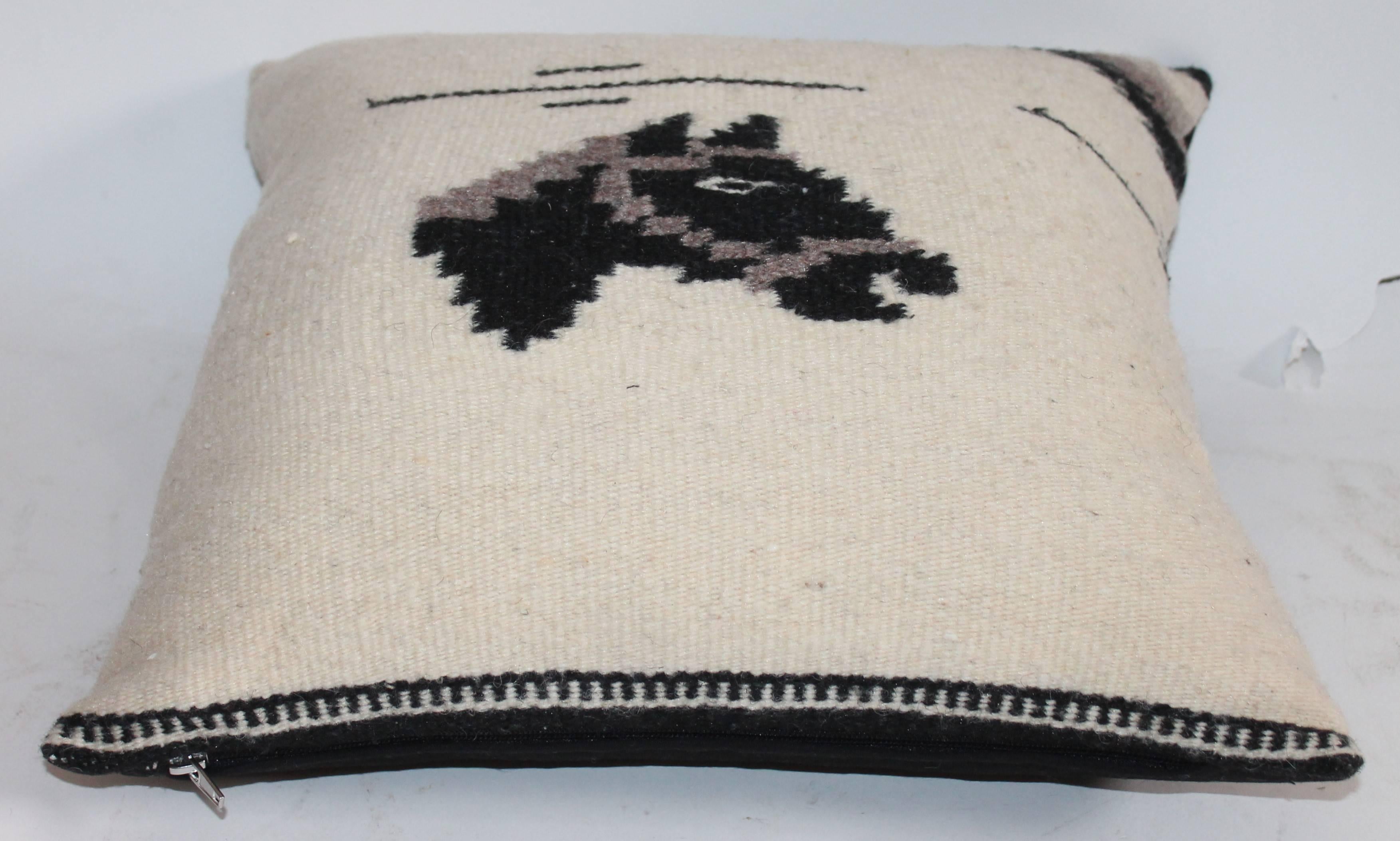 Woven Wool Horse Blanket Pillows or Collection of Three In Excellent Condition In Los Angeles, CA