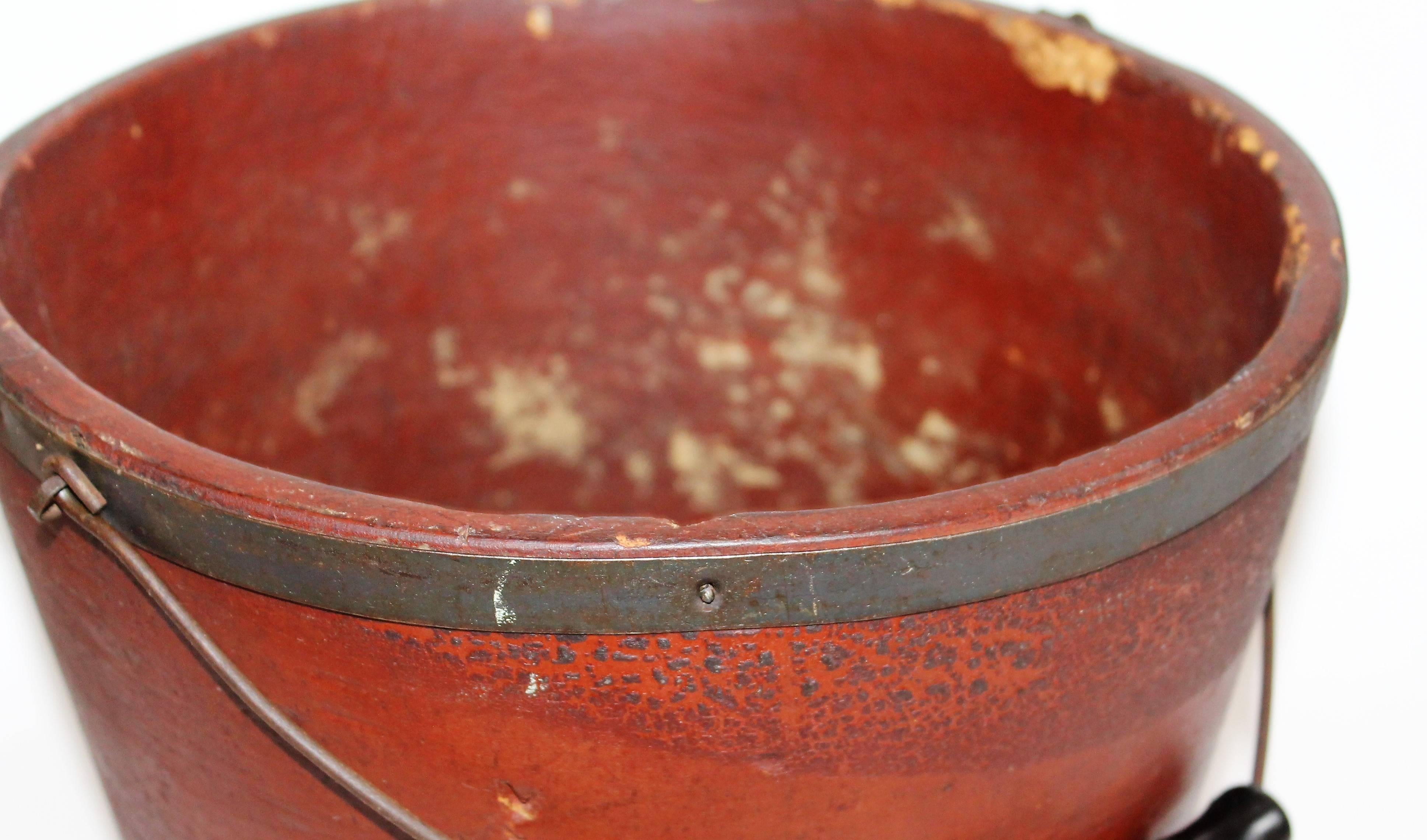 19th-century lehnware bucket