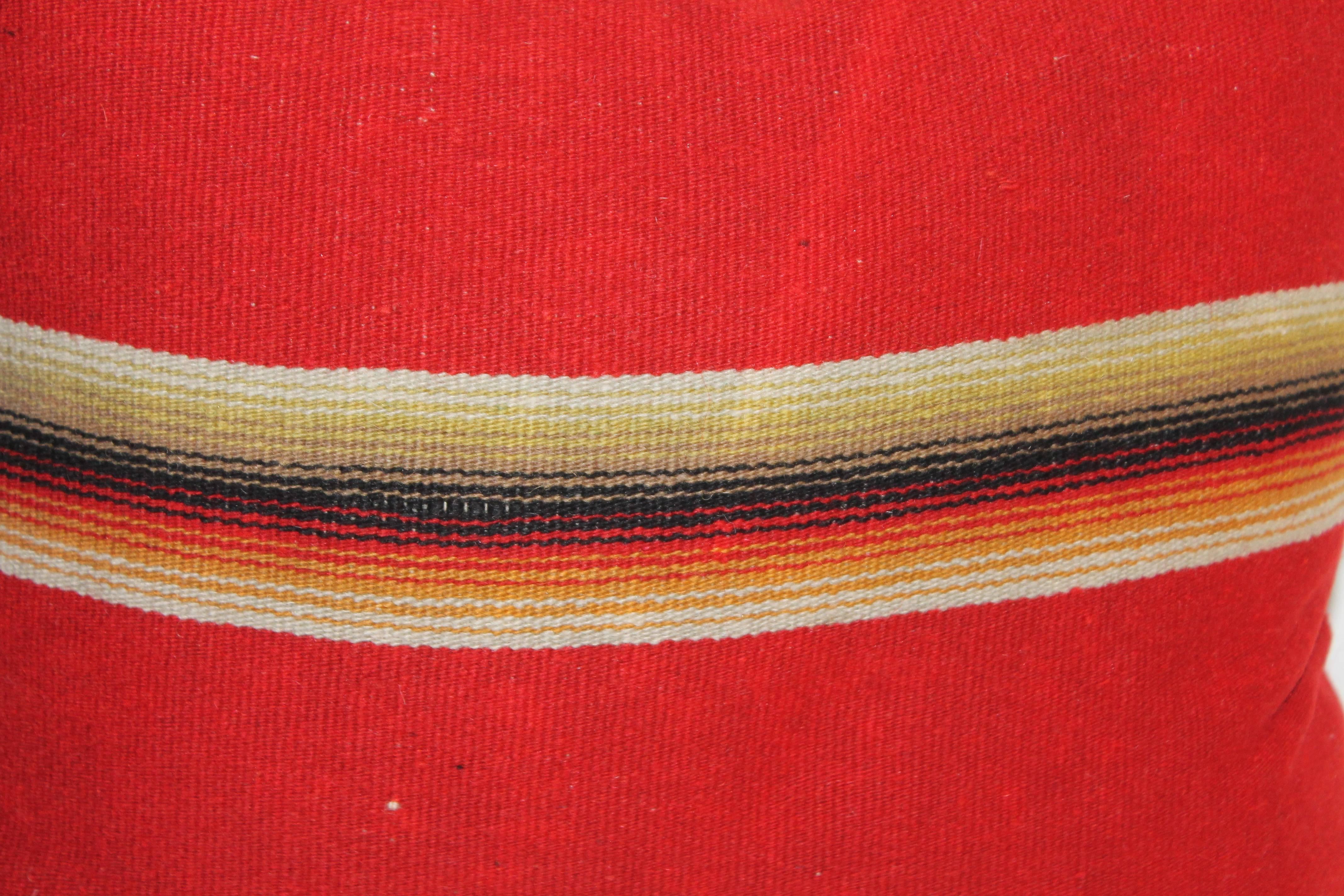 Adirondack Mexican / American Early Wool Serape Pillows