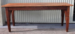 19th Century Harvest Table in Old Surface