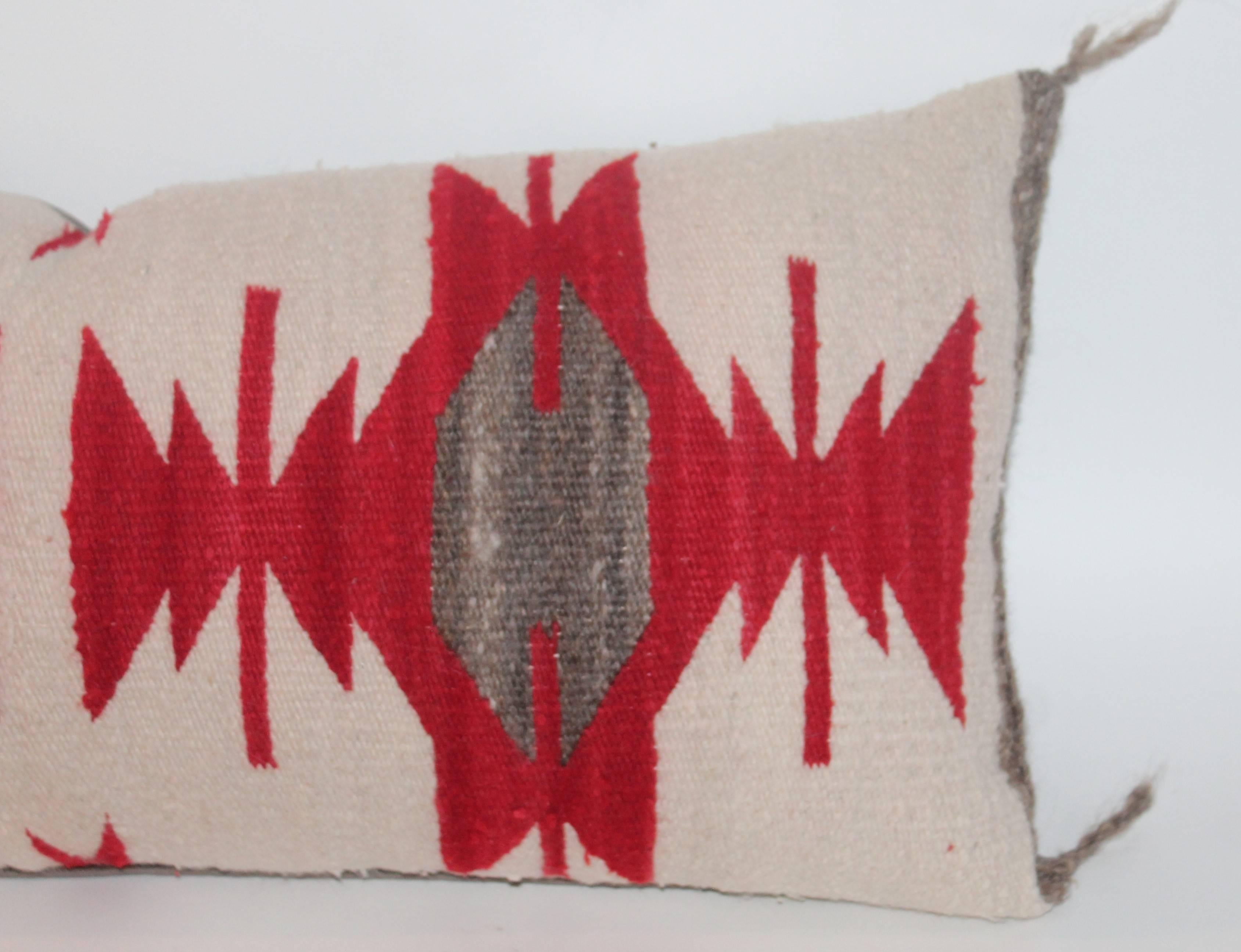 Adirondack Navajo Indian Weaving / Saddle Blanket Pillow