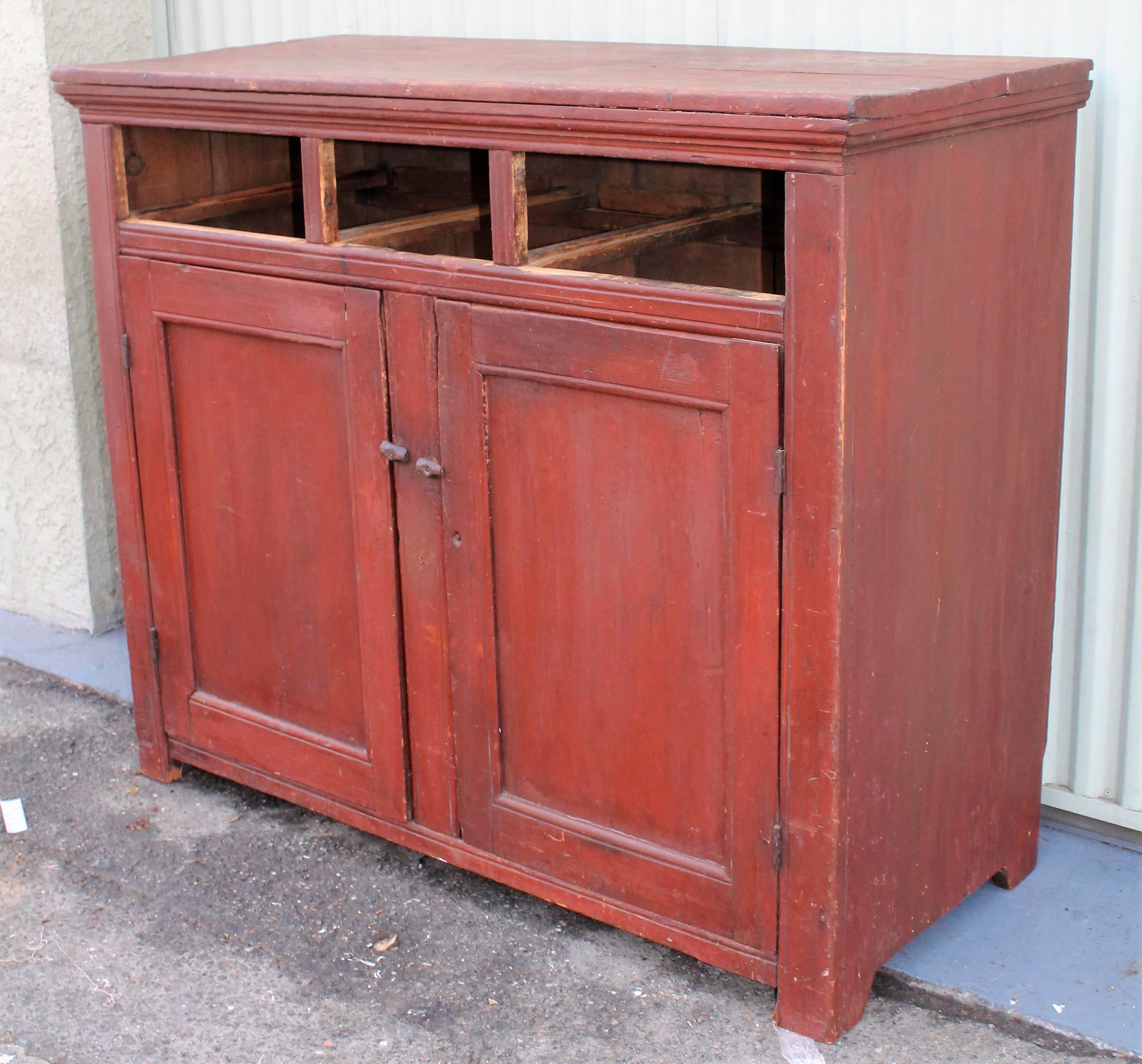 Wood 19th Century Canadian Jelly Cupboard