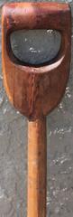 Early 19th Century Hand-Carved and Painted Shovel