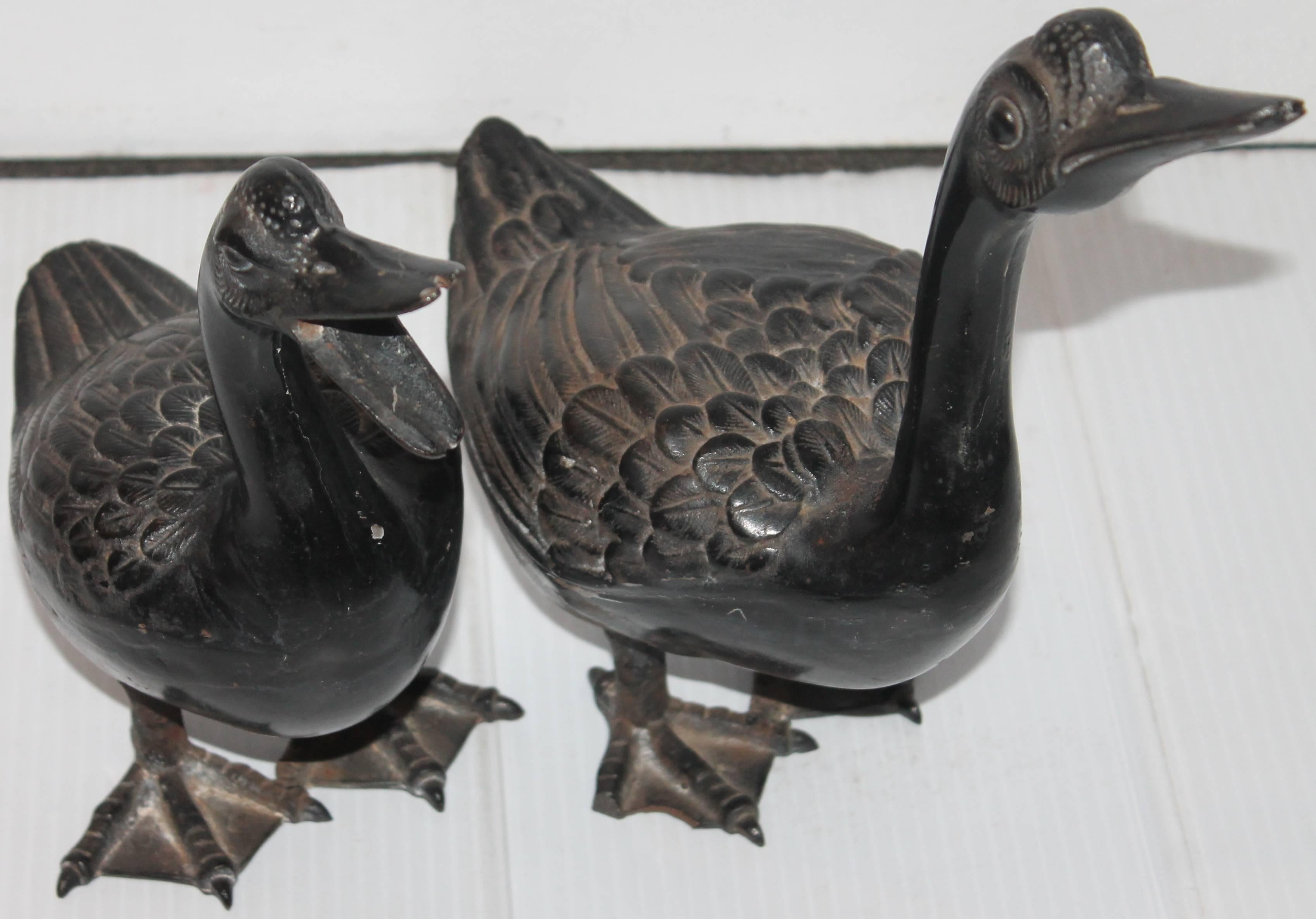 cast iron goose