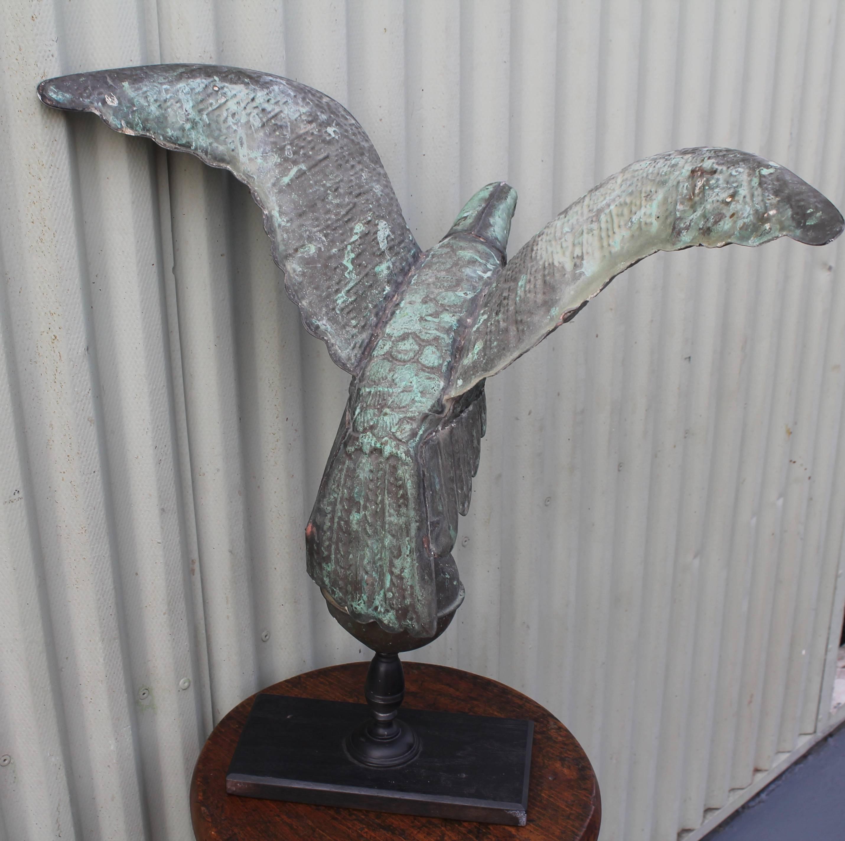 copper eagle weathervane