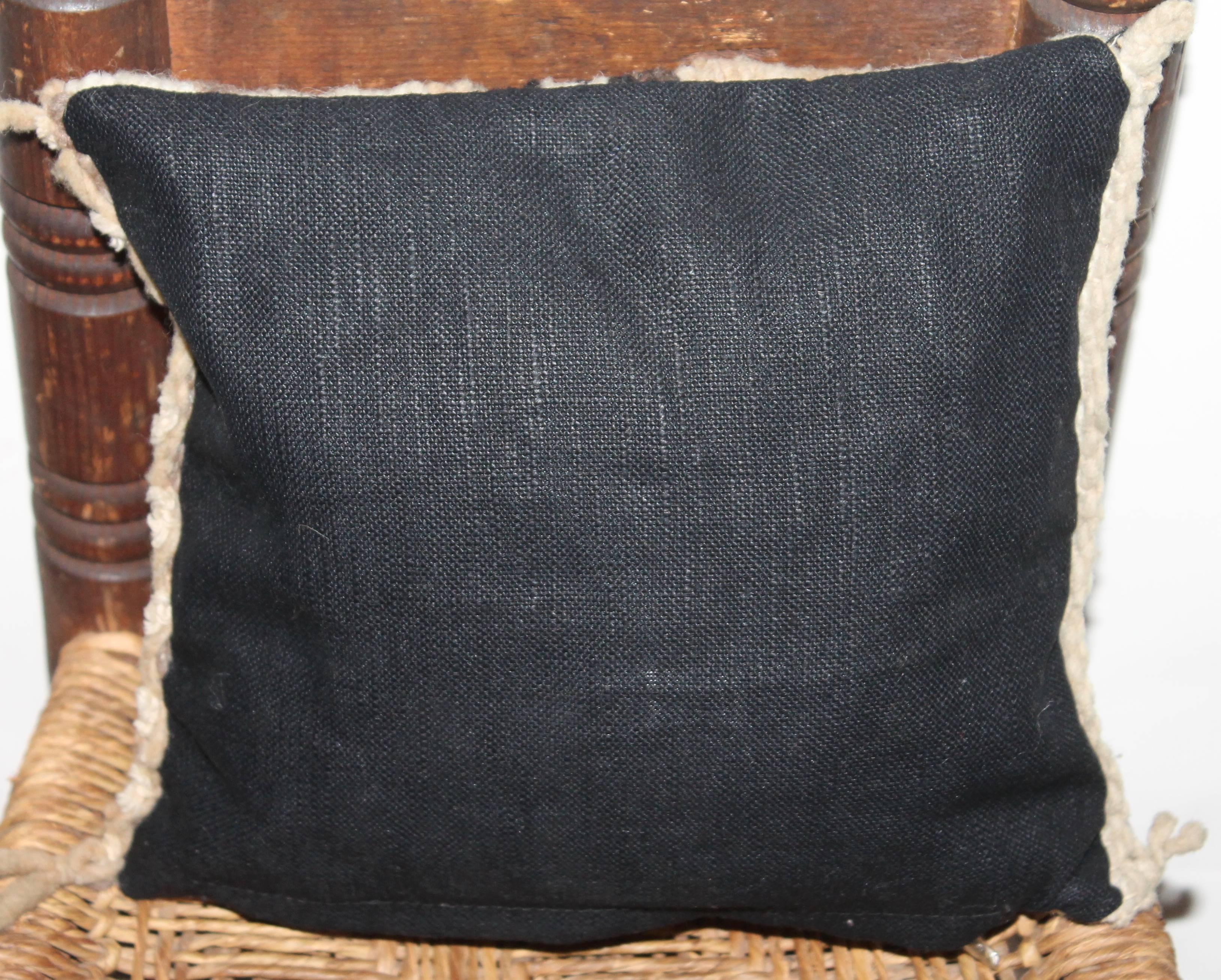 American Early Small Navajo Indian Weaving Pillow