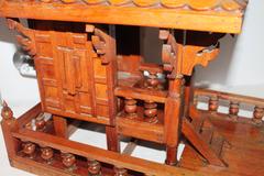 Arts & Crafts Folk Art Thai Style Boat House