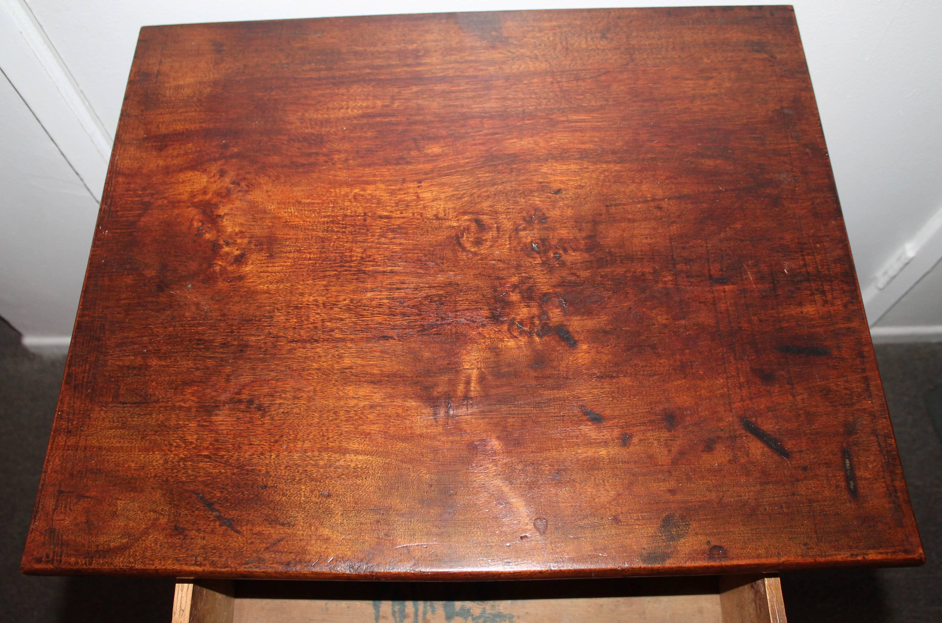 19th Century Rustic Ranch Style Side Table In Distressed Condition In Los Angeles, CA