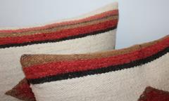 Amazing Gallup Navajo Saddle Blanket Weaving Pillows