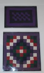 Collection of Four Rare Pennsylvania Amish Doll Quilts