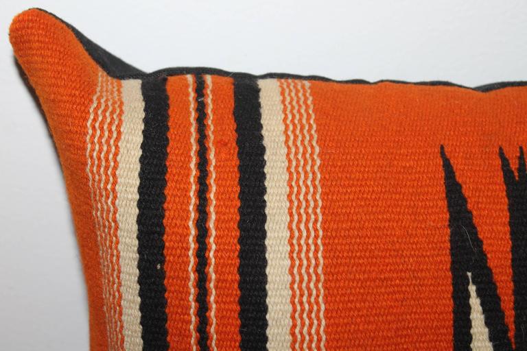 Folk Art Fantastic Chimayo Weaving Pillow