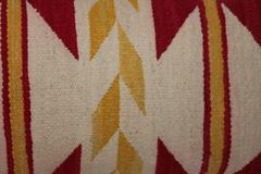 Navajo Indian Weaving Yellow and Red Bolster
