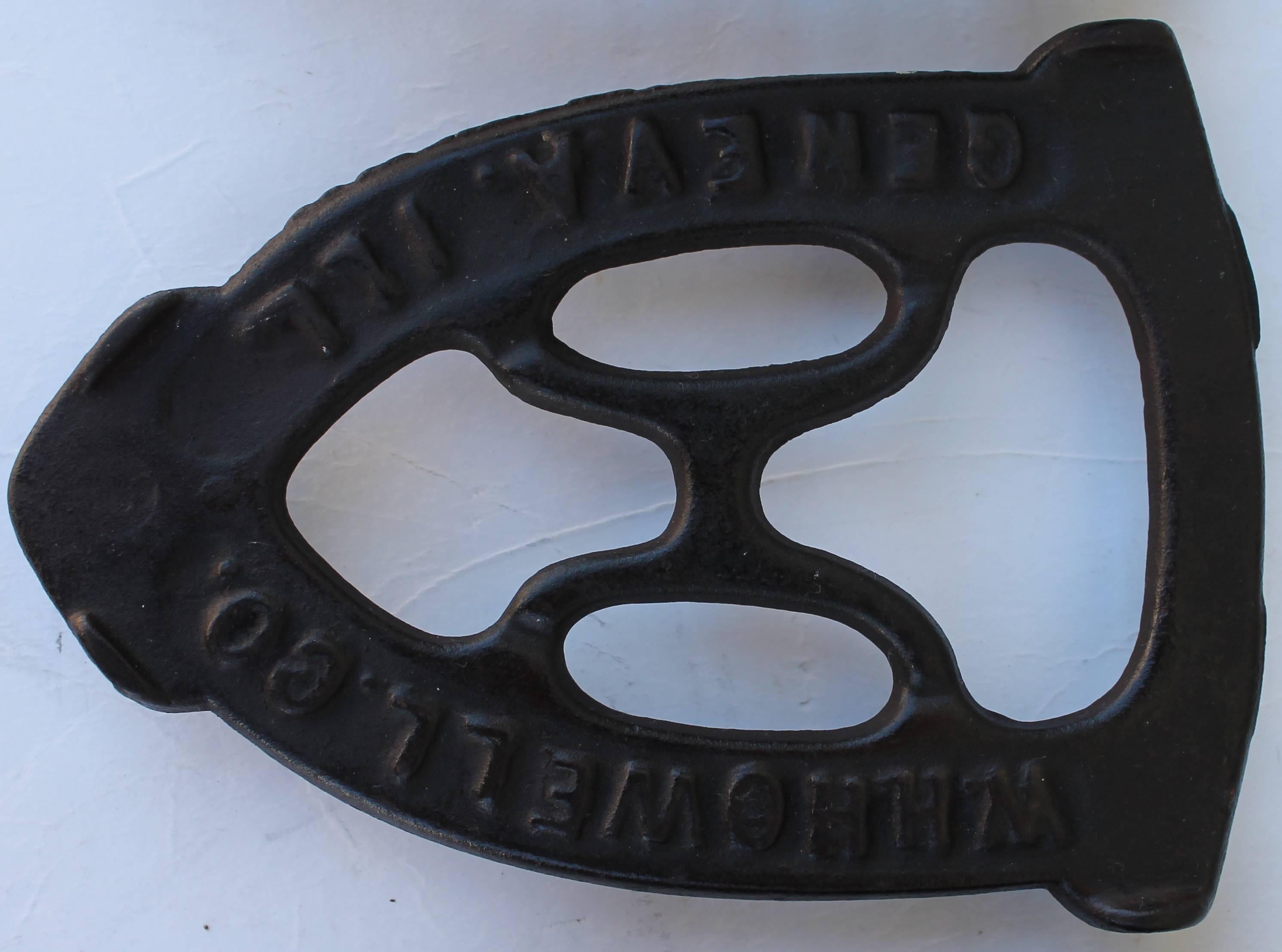 19th Century Unusual Flat Iron Trivets In Excellent Condition In Los Angeles, CA