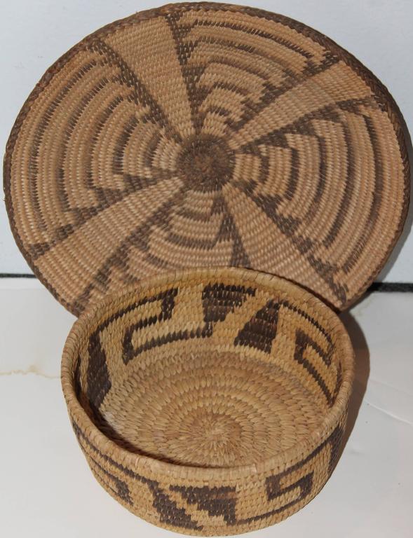 Collection of Four Papago and Pima Indian Baskets For Sale at 1stDibs