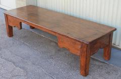 19th Century Monumental Farm/Coffee Table from Pennsylvania