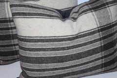 Pair of Handwoven Mexican / American Indian Blanket Pillows