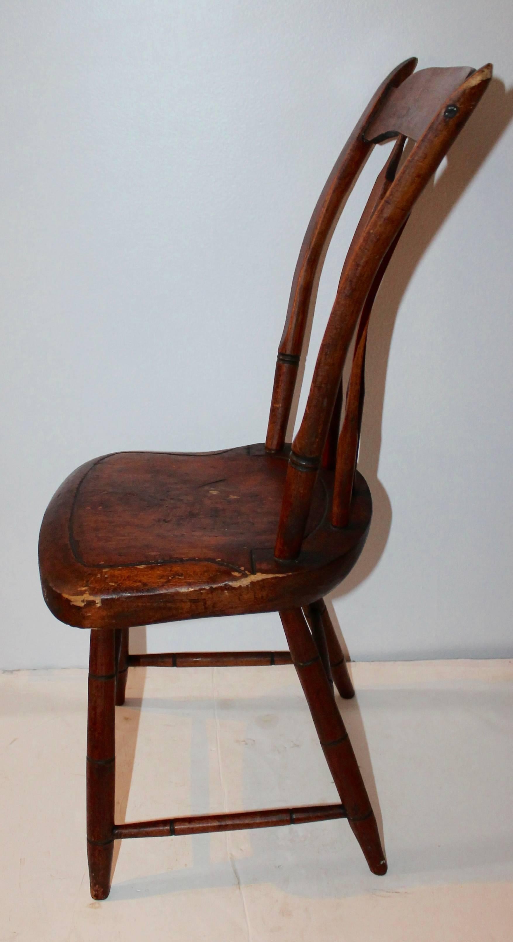arrow back chairs antique