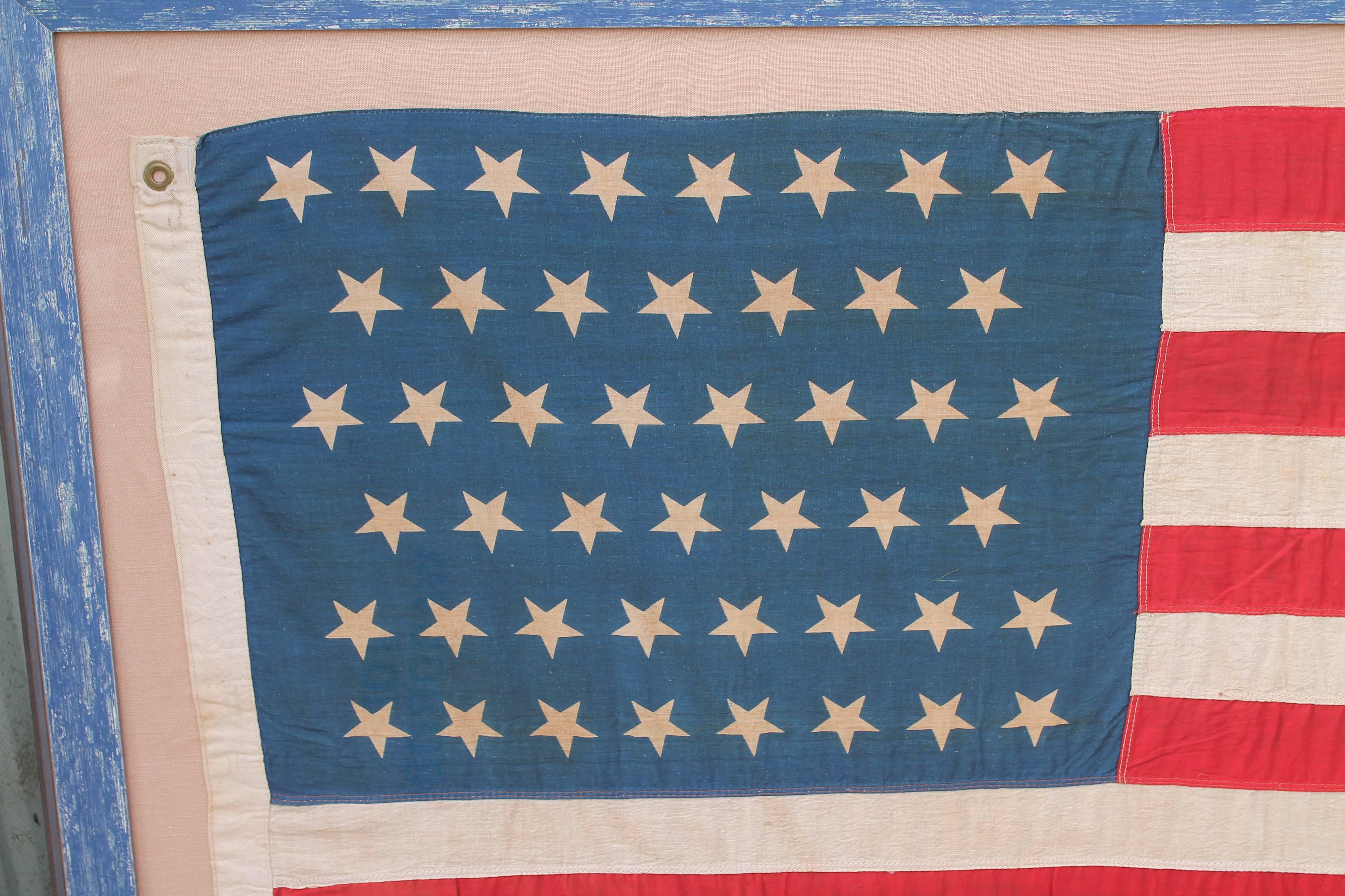 where was the american flag placed in 1909