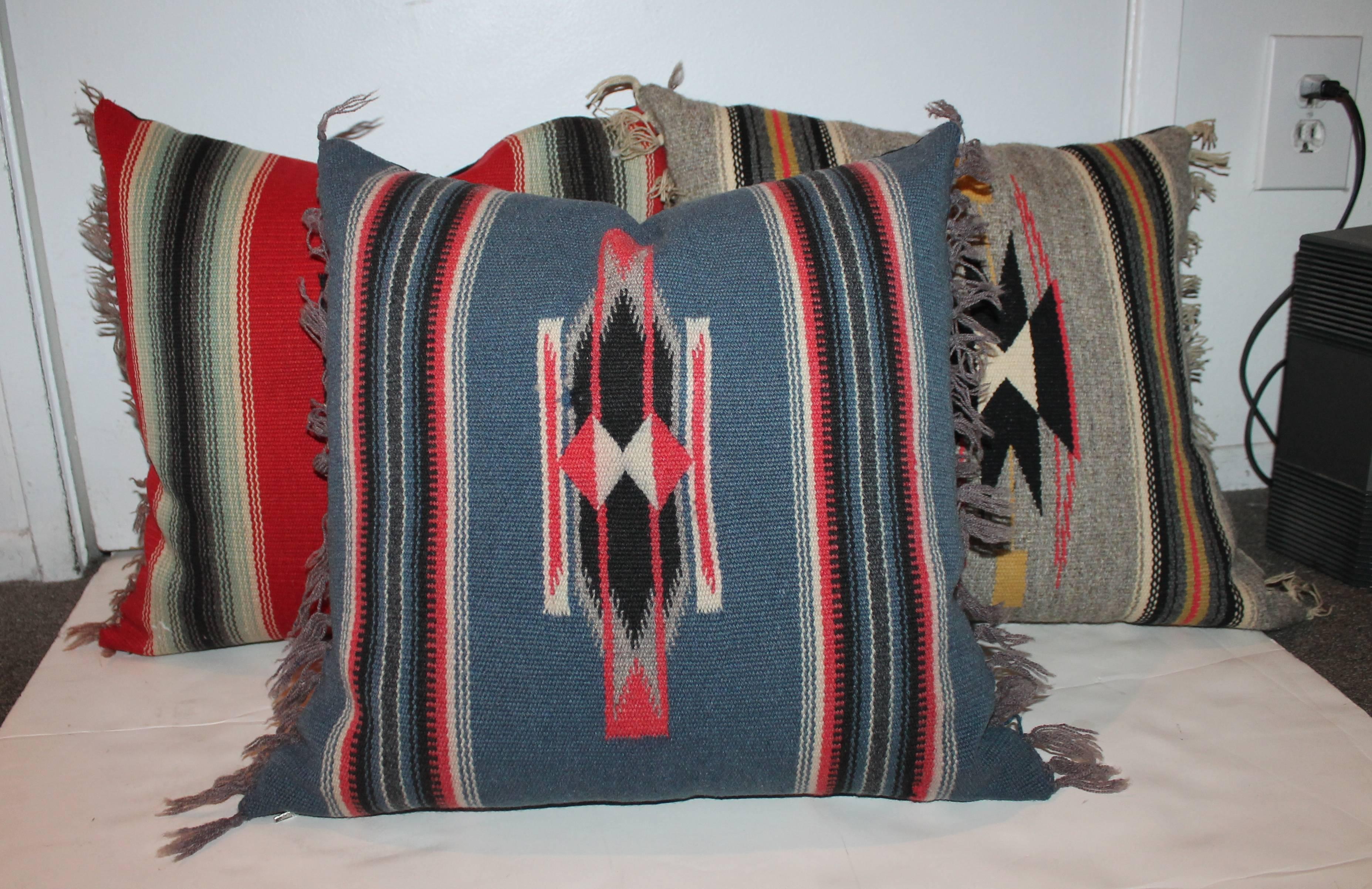 Adirondack Amazing Mexican or American Indian Serape Square Pillows