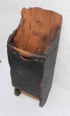 Folky 19th Century Painted Hanging Wall Box