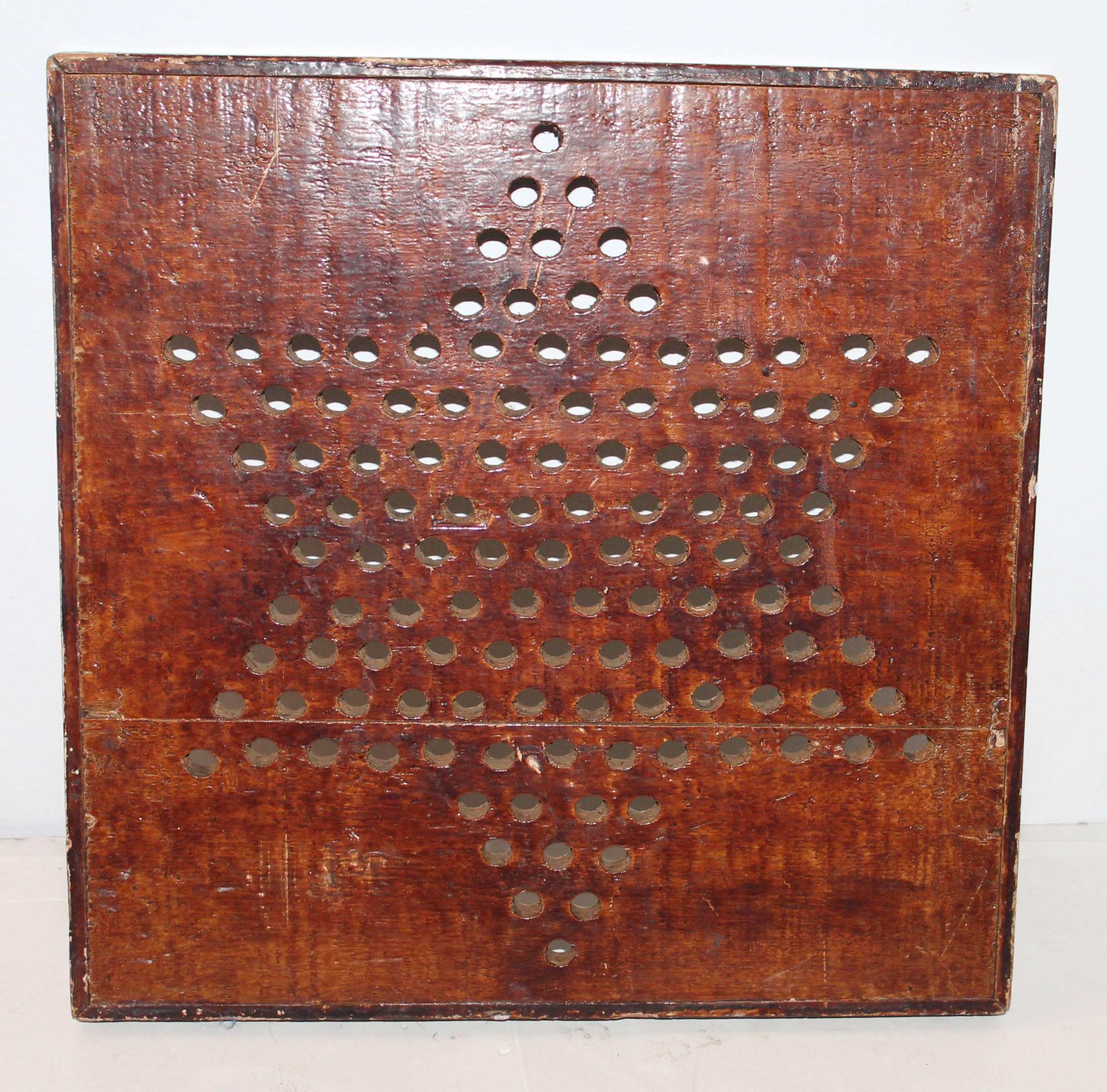 American Early 20th Century Original Painted Star Game Board