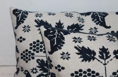 Pair of 19th Century Lancaster Co. Coverlet Pillows